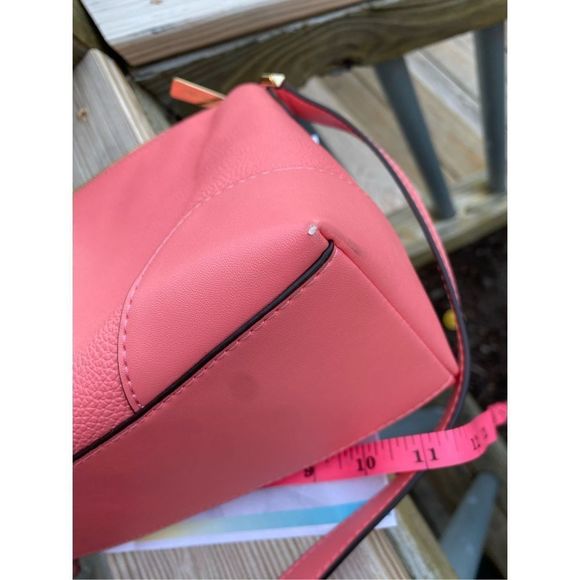 Michael Kors 🐾 NWT Coral Reef Crosby Medium Leather Shoulder Bag, MSRP $248 - Picture 11 of 16